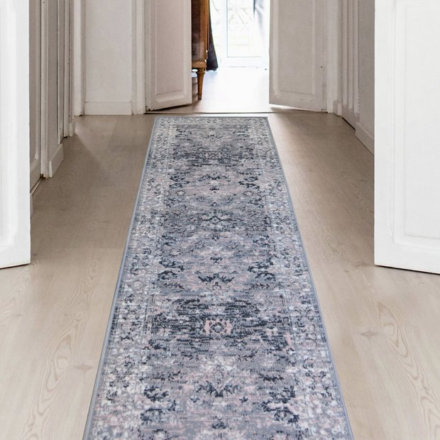 Homemaker Traditional Grey Blush runner 67x200cm, UK version