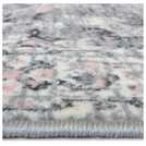 Homemaker Traditional Grey Blush Short Pile Rug 80x150cm, UK version