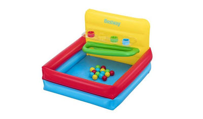 Bestway Sort N' Play Ball Pit Set with 15 Colorful Balls