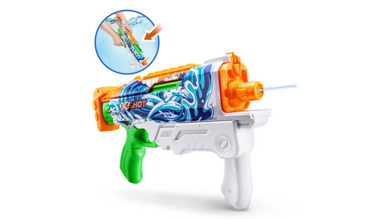 ZURU XSHOT Fast-Fill Skins Hyperload Water Blaster 500ml (British brand)