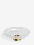 Clear Glass Extra Large Footed Bowl