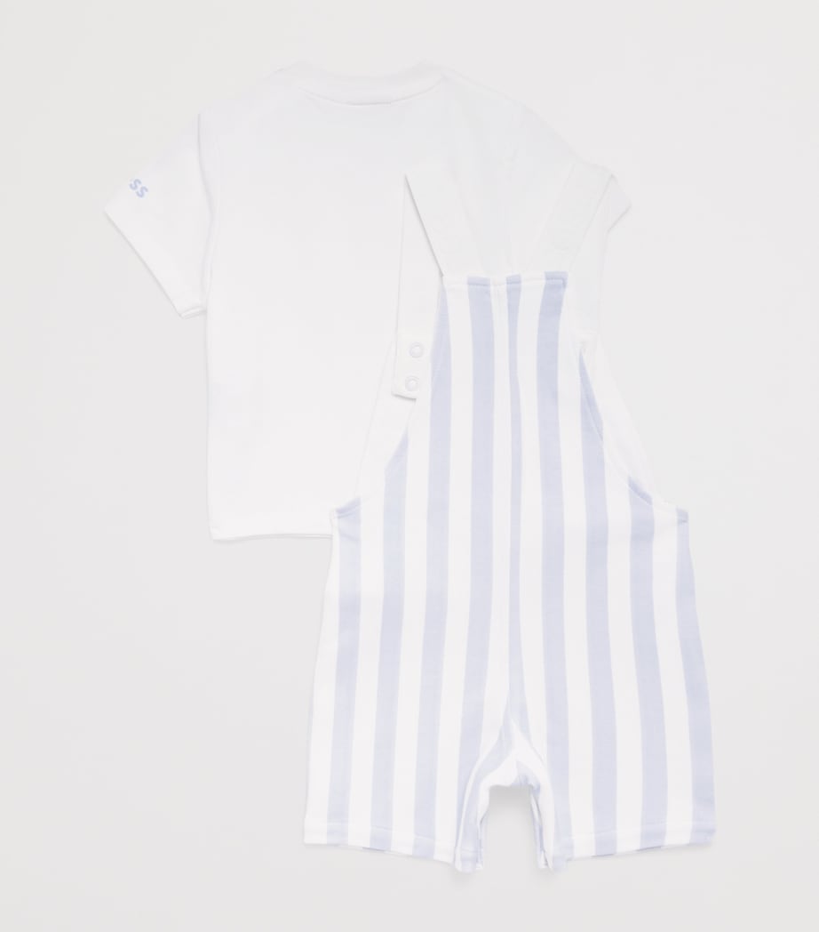 BOSS dungarees and T-shirt set for infants 1-18 months - British product
