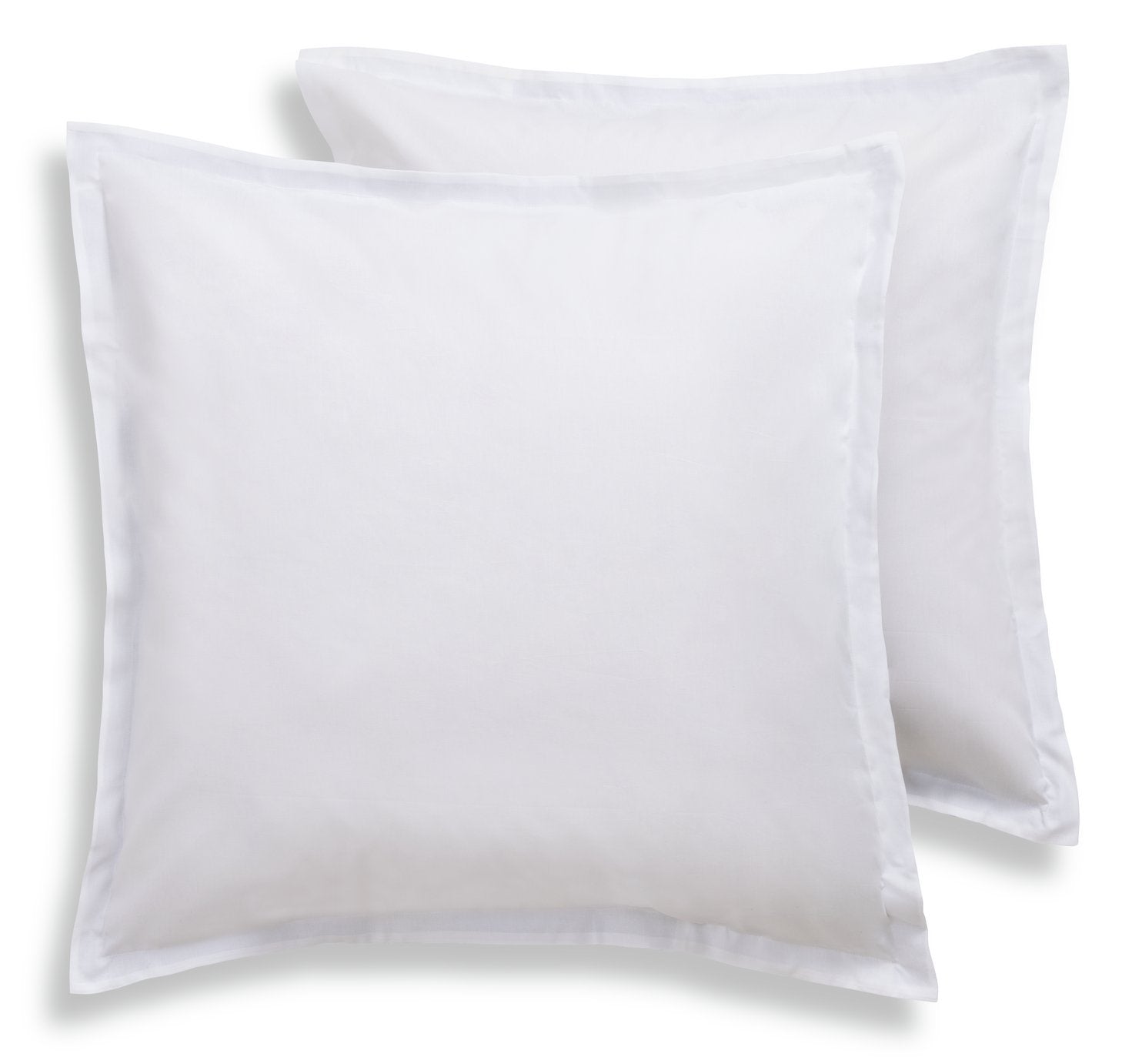 Habitat white pillowcase pair 65x65cm, UK version