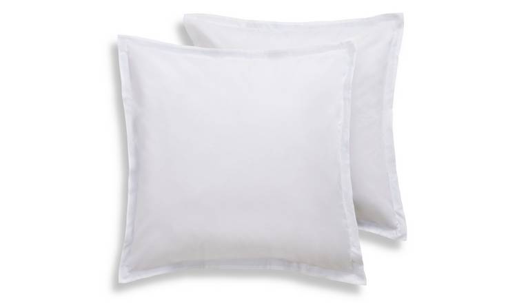 Habitat white pillowcase pair 65x65cm, UK version