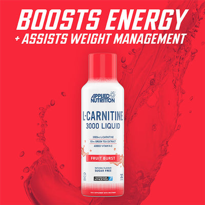 Supplément liquide L-Carnitine Applied Nutrition Fruit Burst 480ml