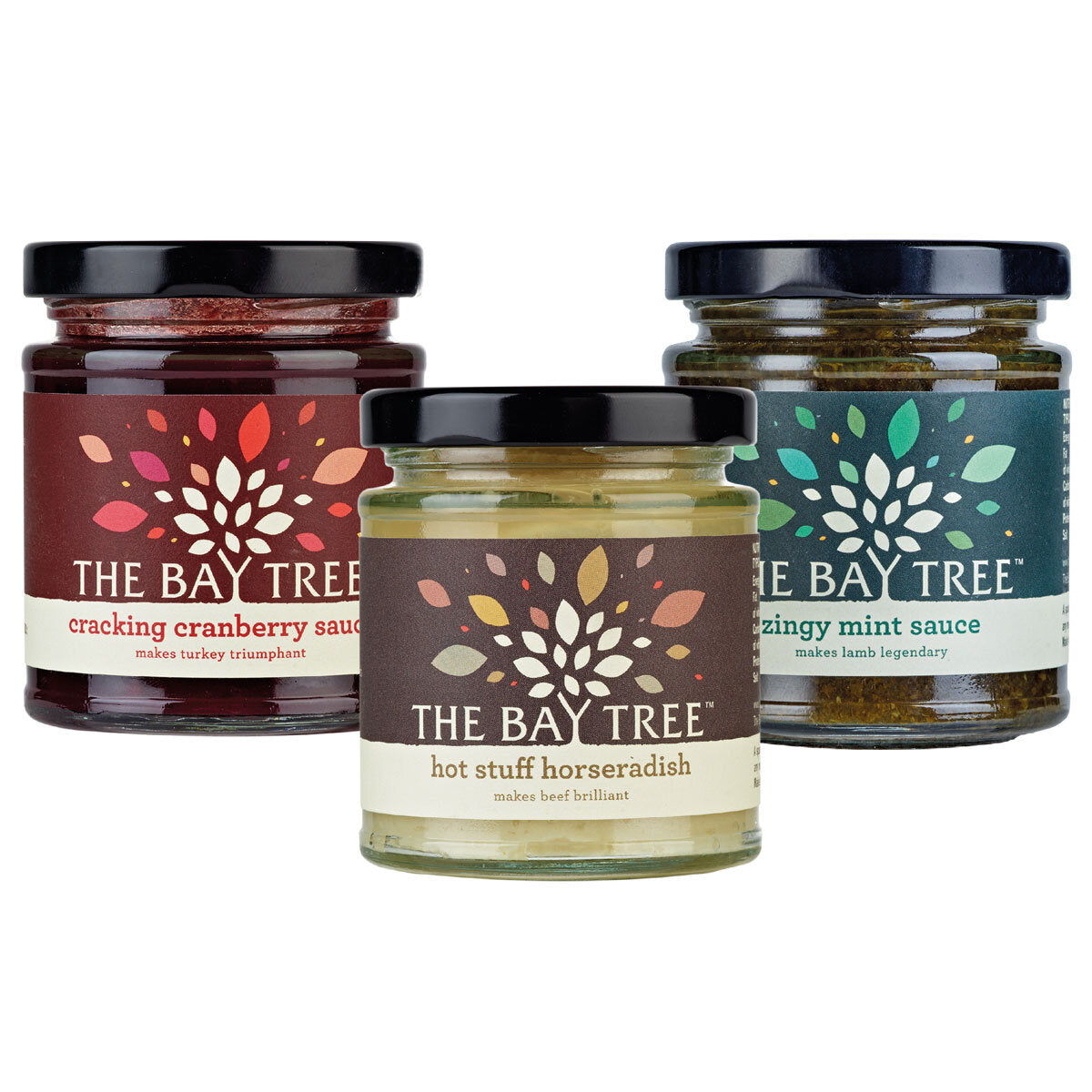 The Bay Tree roast dinner sauces 3 pack, imported from the UK