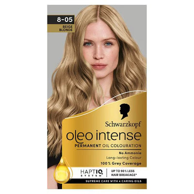 Schwarzkopf Oleo Intense Beige Blonde Permanent Hair Dye 8-05
