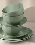 12 Piece Everyday Stoneware Dinner Set, imported from the UK
