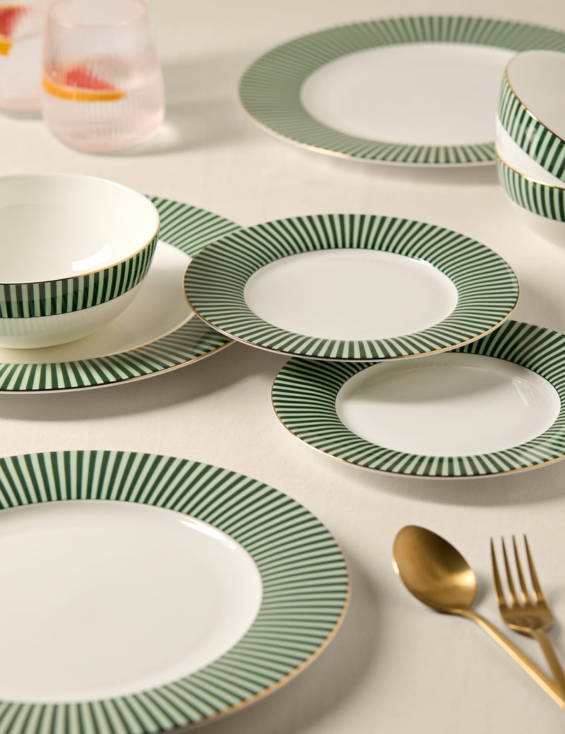 Hampton 12 piece bone china dinner set, UK version