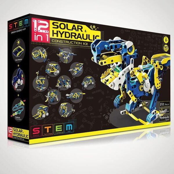 12 in 1 Solar Hydraulic Construction Kit - McGrocer