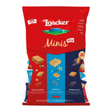 Loacker Mini Mix crispy wafer biscuits Napolitaner, Vanille & Cremkakao 800g, UK version
