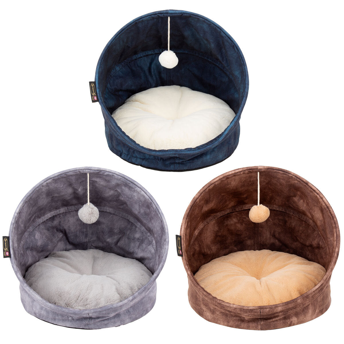 Scruffs Kensington cat bed 44cm (British brand)