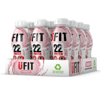 UFIT Strawberry Protein Shake 12 x 310ml