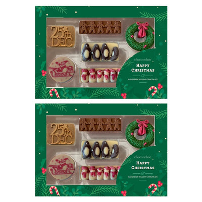 Choc on Choc Chocolate Christmas Icons Box 2 x 70g
