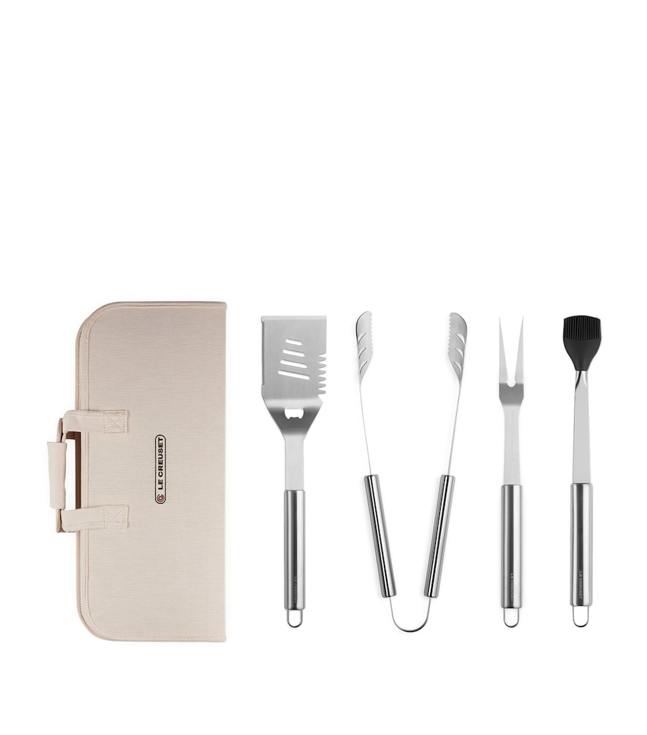 Le Creuset 4-piece BBQ tool set, UK version