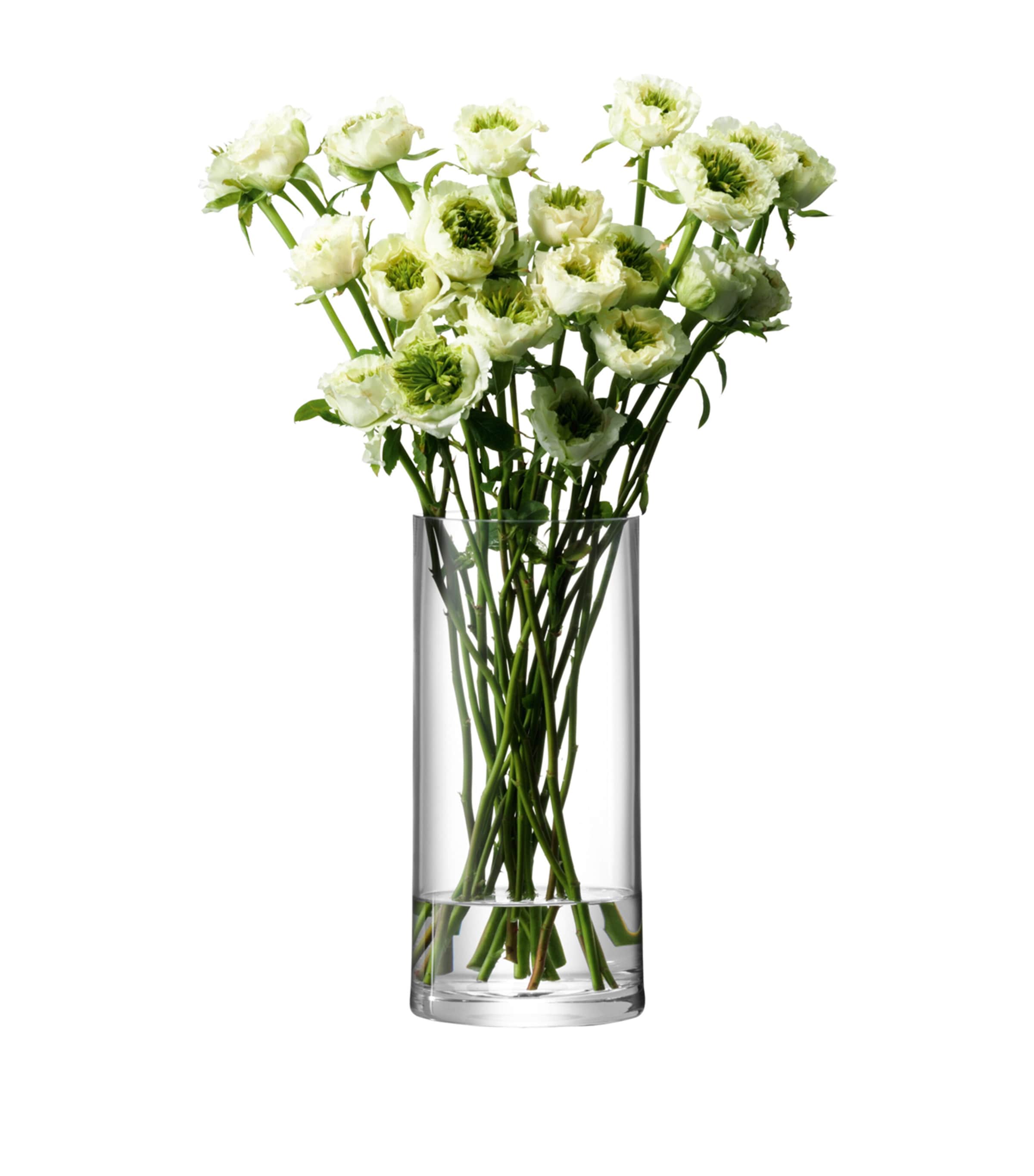 LSA International Glass Column Vase 28cm, UK version