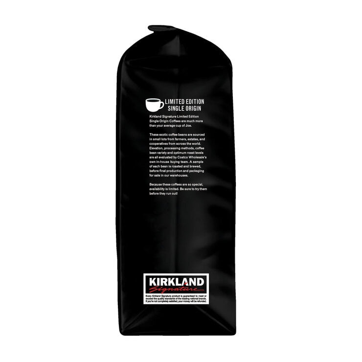 Kirkland Signature Peru Medium Roast Whole Coffee Beans 907g, UK version