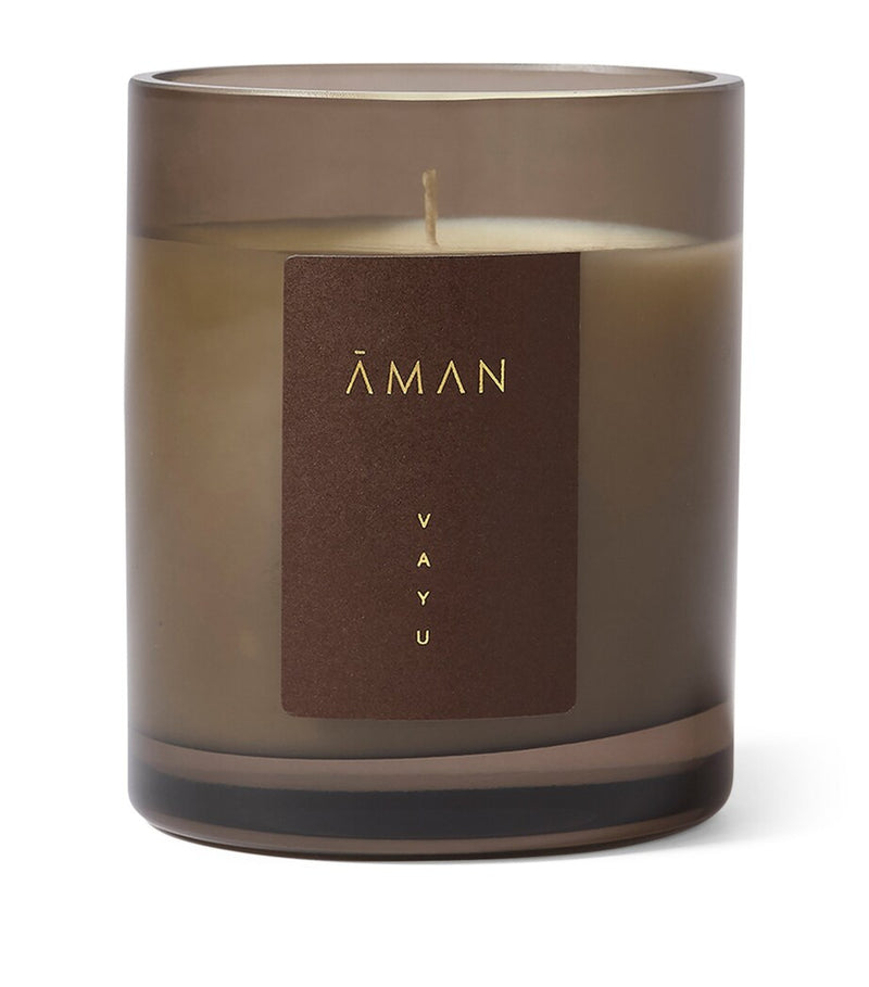 Fine Fragrance Candle with Tropical Notes in Hand-Blown Glass Jar, 250g