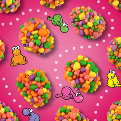 Nerds gummy clusters fruit-flavour candy 113g, imported from the UK