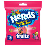 Nerds gummy clusters fruit-flavour candy 113g, imported from the UK