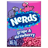 Nerds grape and strawberry fruit-flavoured candy 46.7g, imported from the UK