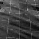 Argos Grid Check Grey Super King Duvet Cover and Pillowcase Set - British product