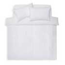 Argos Home Crinkle White duvet cover set King size - British product