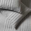 Argos Home Crinkle Grey duvet cover set Double - British product