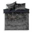 Habitat velvet feather charcoal duvet set super king, UK version
