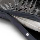 Habitat velvet feather charcoal duvet set super king, UK version