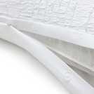 Argos Home Crinkle White Bedding Set - Superking