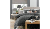 Argos Home Grid Check Grey single bedding set - British product