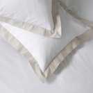 Habitat Cotton Oxford Edge White Double Bedding Set, UK version