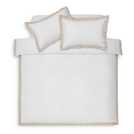 Habitat Cotton 180TC Oxford Edge White Bedding Set-Superking