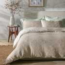 Habitat Cotton Contrast Waffle Beige Bedding Set Single, UK version