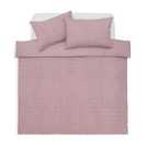 Habitat Seersucker Wide Stripe Lilac duvet set Superking, UK version