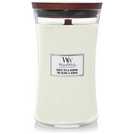 Woodwick large jar candle White Tea & Jasmine (British brand)