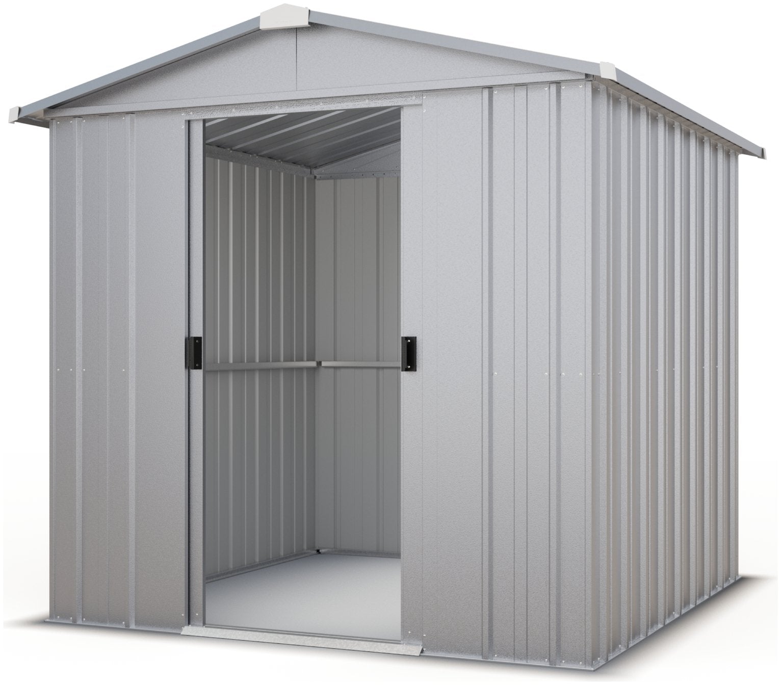 YardMaster metal garden shed 6x6ft (British brand)