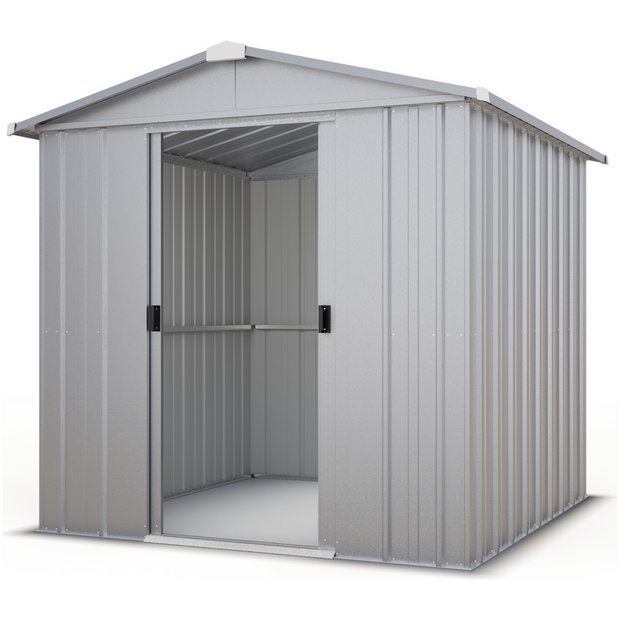 YardMaster metal garden shed 6x6ft (British brand)