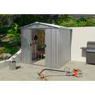YardMaster metal garden shed 6x6ft (British brand)