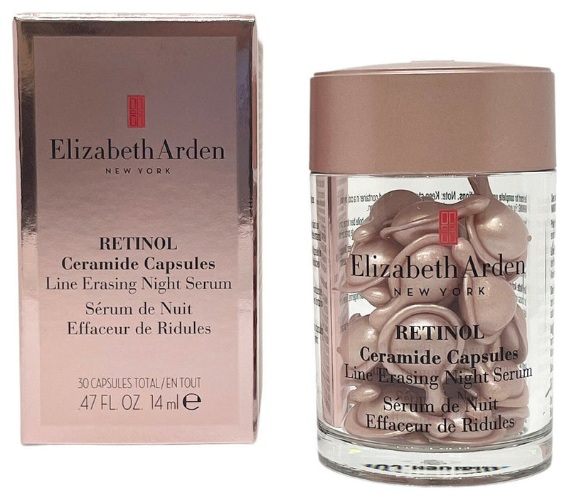 Elizabeth Arden Retinol Night Serum 30 Capsules - British product