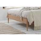Birlea Oak Rattan Bed Frame Double - British product