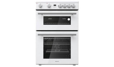 Hisense 60cm Double Oven Electric Cooker in White