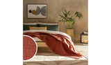 Habitat cotton throw terracotta 150x200cm, UK version