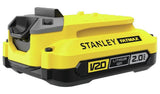 Stanley Fatmax V20 2Ah 18V lithium-ion battery (British brand)