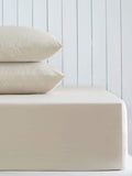 Natural Cotton Rich Extra Deep Fitted Bed Sheet