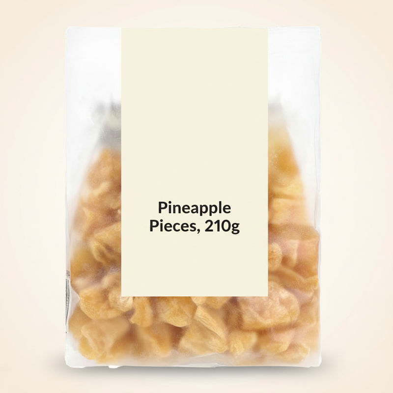 Holland & Barrett dried pineapple pieces 210g - British product