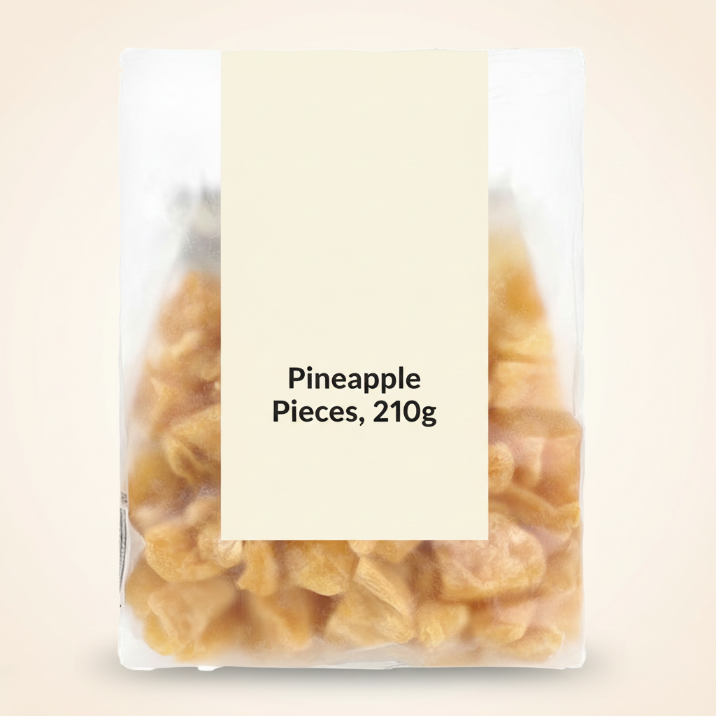Holland & Barrett dried pineapple pieces 210g - British product