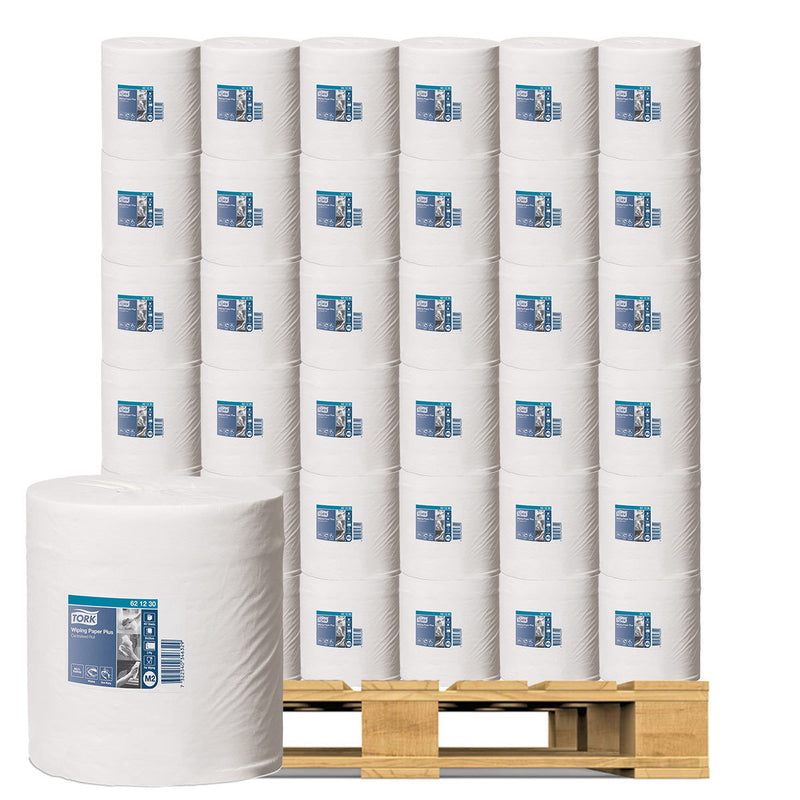 Tork Wiping Paper Plus CentreFeed White 6x157.5m pallet deal (British brand)
