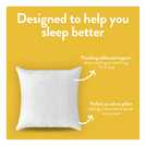 Slumberdown Continental Square Medium pillow 65x65cm (British brand)